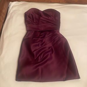 Super Cute Bill Levkoff Maroon Mini Dress Size 2